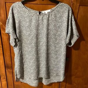 DR2 Gray Boxy Dolman Sleeve Top size L